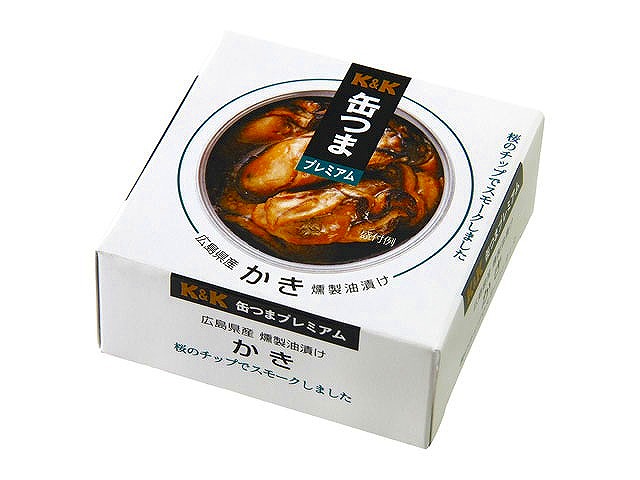 缶つまプレミアム　広島県産　かき燻製油漬け