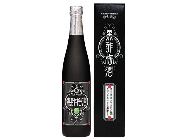 白金酒造の黒酢梅酒の商品画像